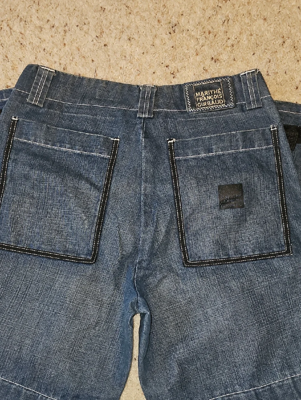 Vintage Marithe Francois Girbaud M+FG Pants with Black Velcro Straps - 32x33